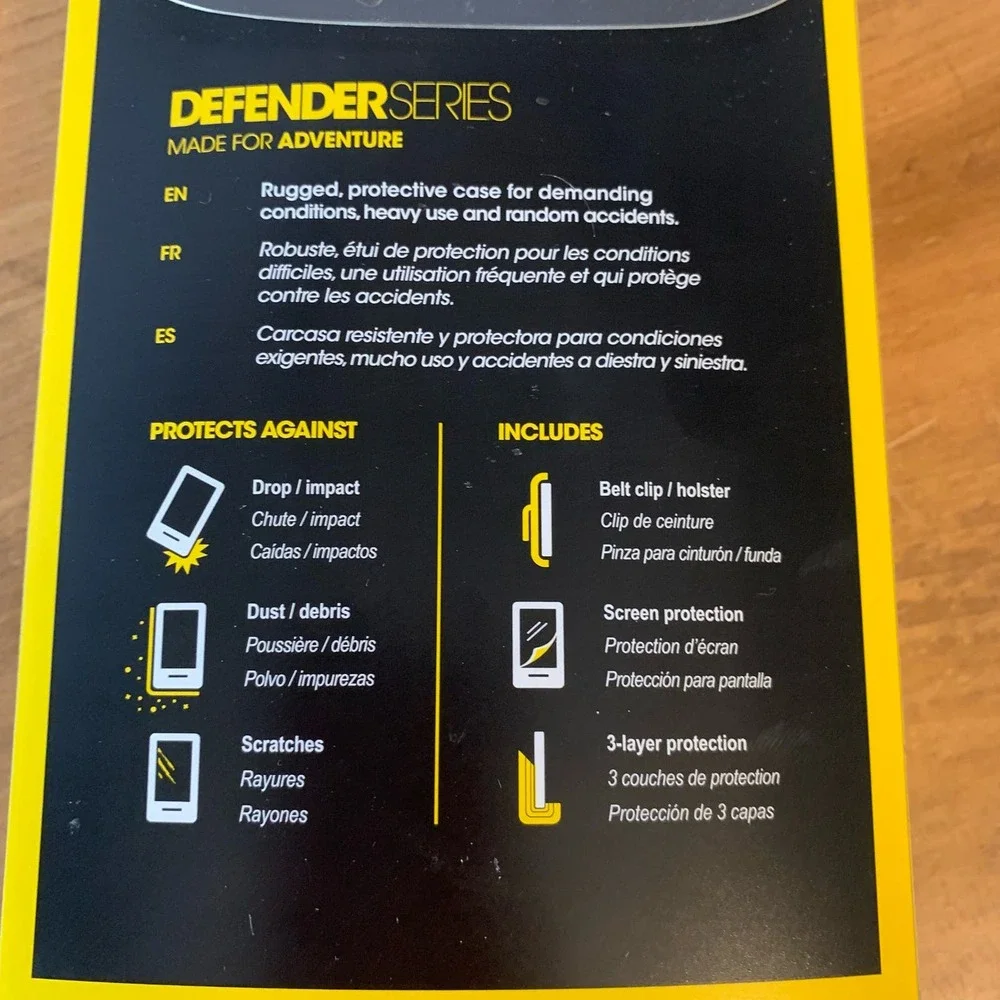 Otterbox LG G3 Defender Series Case with Belt Clip Holster Black NIP